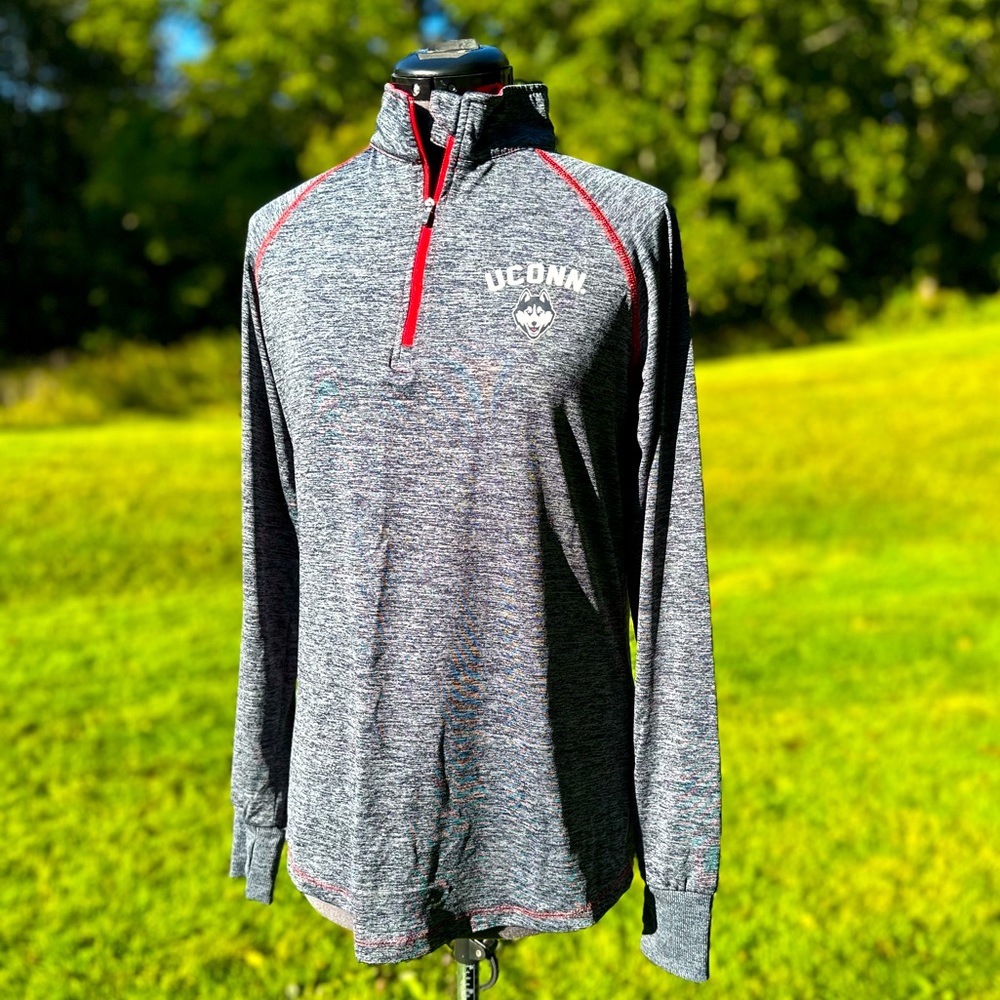 UConn Huskies Long Sleeve shirt | size L || blue and red